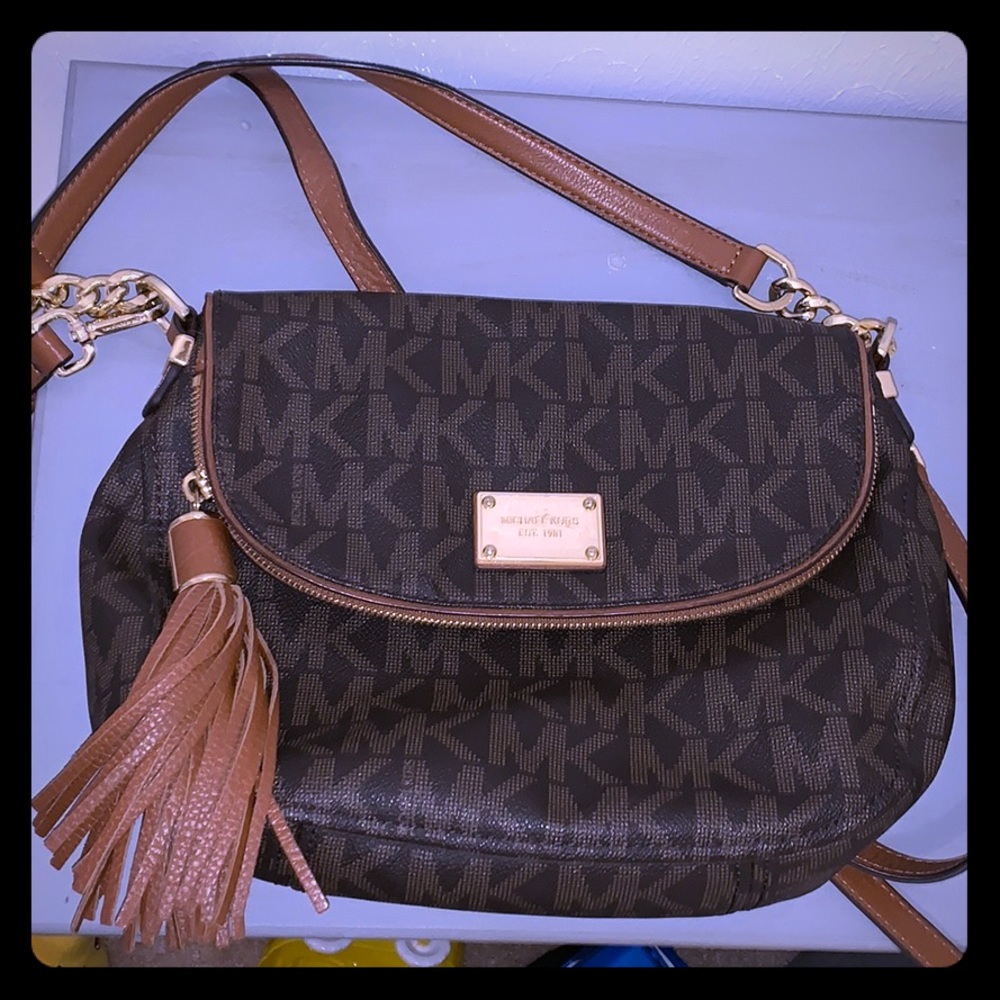 Authentic Michael Kors cross body bag